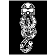 Velvet Art Poster - Death Eeater Mark