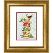 Dimensions Needlecraft - STACKED TEA CUPS              
