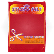 Felt Sticko Polyester 30 x 23cm - Red