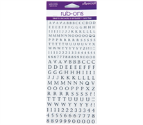 Papercraft Rub-ons - 4 Sheets