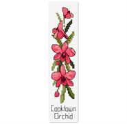 FIONA JUDE - Country Thread Cross Stitch B/Markcooktown orchid 4 cms x 20 cms