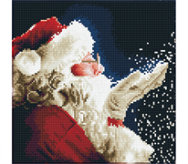 Diamond Art - Santa - 30 x 30 cm