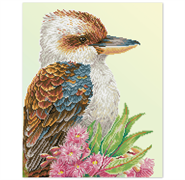 DIAMOND DOTZ - Kookaburra And Gum Blossom 51 x 41cm
