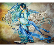Diamond Dotz Dragon Princess - 85 x 67cm (33.5 x 26.4in)