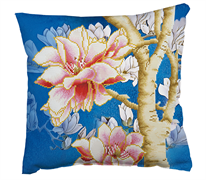 DIAMOND DOTZ - Magnolias On Blue 2 - 45 x 45cm (17.7x 17.7in ) fill not inc.