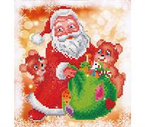 Diamond Dotz Santa & Teddies 23 x 25cm (9 x 9.8in)