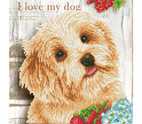 Diamond Dotz I Love My Dog - 30.5 x 30.5cm (12 x 12in)