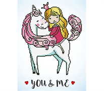 Diamond Dotz You And  Me - 30 x 40cm