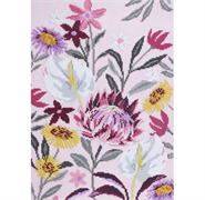 DIAMOND DOTZ - Protea In Pastel - 36 x 52cm