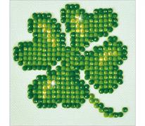 Diamond Dotz Lucky Leaves - 7.6 x 7.6cm (3 x 3in)