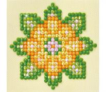 Diamond Dotz Flower Mandala 1 - 7.6 x 7.6cm (3 x 3in)