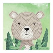 DIAMOND DOTZ - Woodland Bear - 10 x 10cm