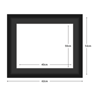 DIAMOND DOTZ - Aperture:40 X 50Cm Black/Black