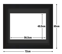Frame with Framing Mat Board DDF12.B405X565MB