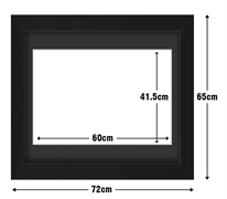 Frame with Framing Mat Board DDF12.B600X415MB