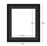 DIAMOND DOTZ - Aperture:45.5 X 56.0Cm Black/Black