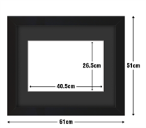 Frame with Framing Mat Board DDF21.B265X405MB
