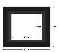 Frame with Framing Mat Board DDF22.B620X520MB