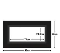 Frame with Framing Mat Board DDF23.B760X295MB