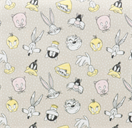 Looney Tunes Little Dreamer Characters on Spots Light Grey