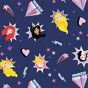DISNEY - Princess Pow'er' Tossed Princess Burst Navy