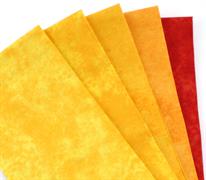 Sew Easy Fat Quarter 5pc Pack - Orange