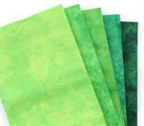 Sew Easy Fat Quarter 5pc Pack - Green