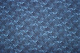 Riley Blake Printed Cotton - Flow Navy 112cm