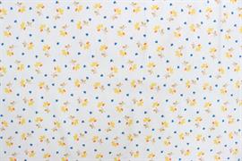 Riley Blake Printed Cotton - Bright Blossoms Yellow 112cm