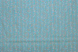 Riley Blake Printed Cotton - Vines Aqua 112cm