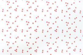 Riley Blake Printed Cotton - Mini Flowers White 112cm