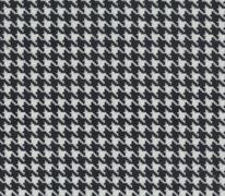 Felt Acrylic Rectangles - Printed - houndstooth black-white