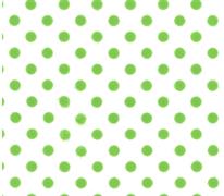 Felt Acrylic Rectangles - Printed - lime positive polka dot