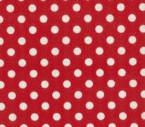 Felt Acrylic Rectangles - Printed - red negative polka dot