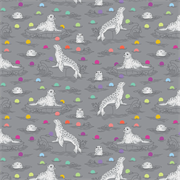TULA PINK GREYWORK - SEAL THE DEAL - SHADOW
