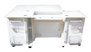 HORN FURNITURE - Outback Mkii Includes Extension Table - white (fits mega insert)