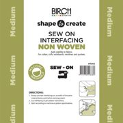 SHAPE TO CREATE I/F Non Woven Sew On Medium 90cm - White