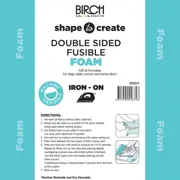 SHAPE TO CREATE I/F Foam Double Sided Fusible 90cm - White