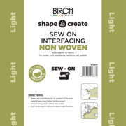 SHAPE TO CREATE I/F Non Woven Sew On Light 90cm - White