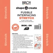 SHAPE TO CREATE I/F Stretch Fusible Soft 90cm - White