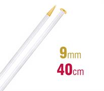 Addi Knitting Needle 40Cm X 9.00Mm - champagne/gold glitter