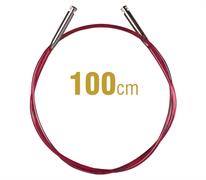 ADDI Circular Needle Cord For Addi-Click System - lifeline insertion red cord 100cm
