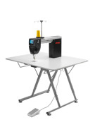 BERNINA Q16 (PLUS) on Foldable Table with Adjustable Height