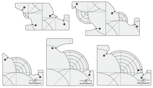 Amanda Murphy Ruler - Baptist Fan - 5pc