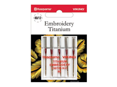 Husqvarna Accessories - NDL. EMBROIDERY TITANIUM 80, 5-P