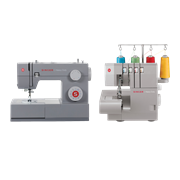 Machine combo - Singer 4432 Heavy Duty Sewing Machine & Overlocker 14HD854