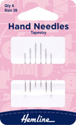 Hemline - Hand Needle Tapestry 6pk - size 26