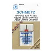 Schmetz Machine Needle - Twin Universal 1pc - Size 90/4.0mm