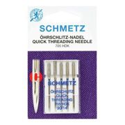Schmetz Machine Needle - Quick Threading 5pc - Size 90/14