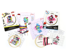 SEW EASY NEEDLECRAFT - 15Cm Mickey and Mini Set of Embroideries 